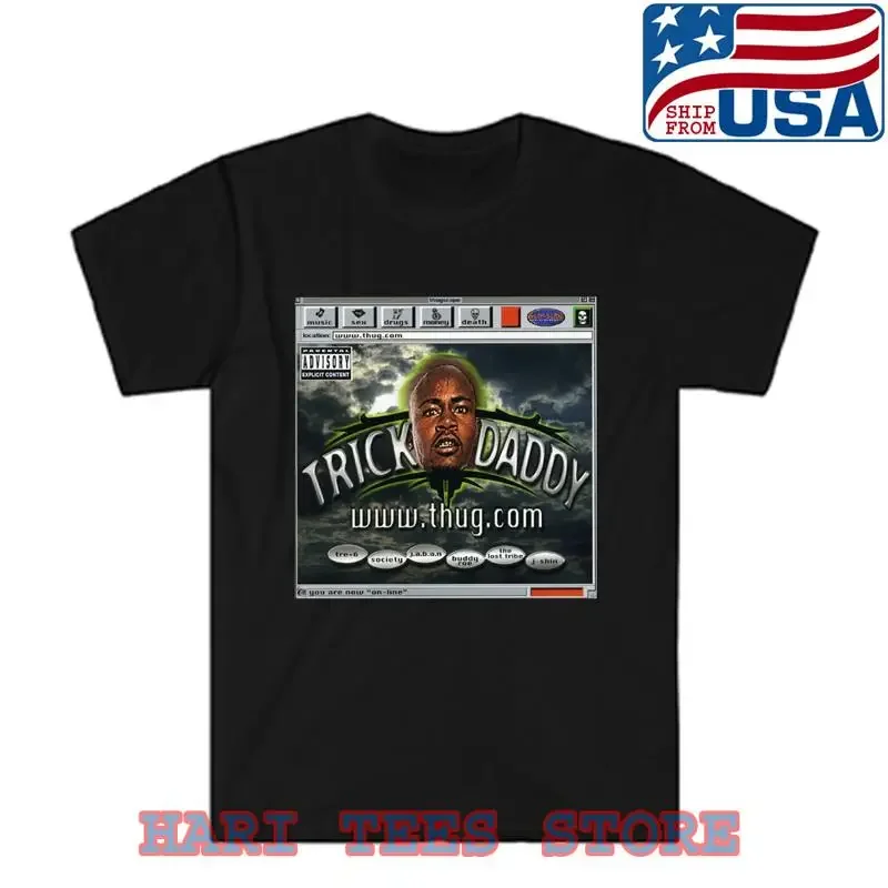 Trick Daddy Men's Black T shirt Size S to 5XL