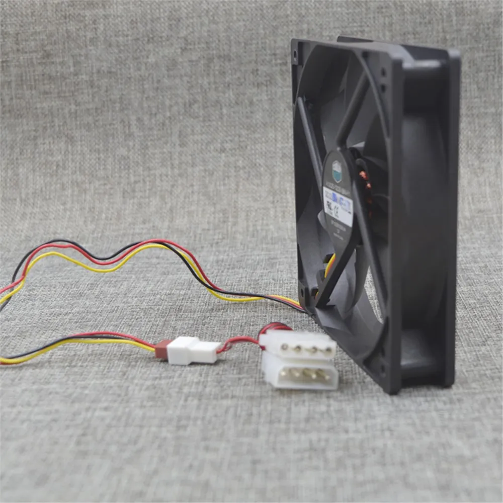 A12025-12CB-3BN-F1 For Cooler Master Ultra-Quiet 12cm 12025 12V 0.16A 3 Line Main Machine Power Supply Exhaust Chassis Fan