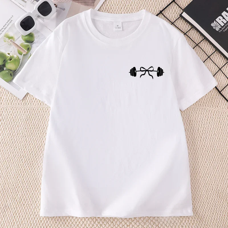 Women's Gym T-Shirt  and She Lifted Heavily Ever After T Shirt Cute Workout T-Shirt for Women Gym Tee Fitness Clothing