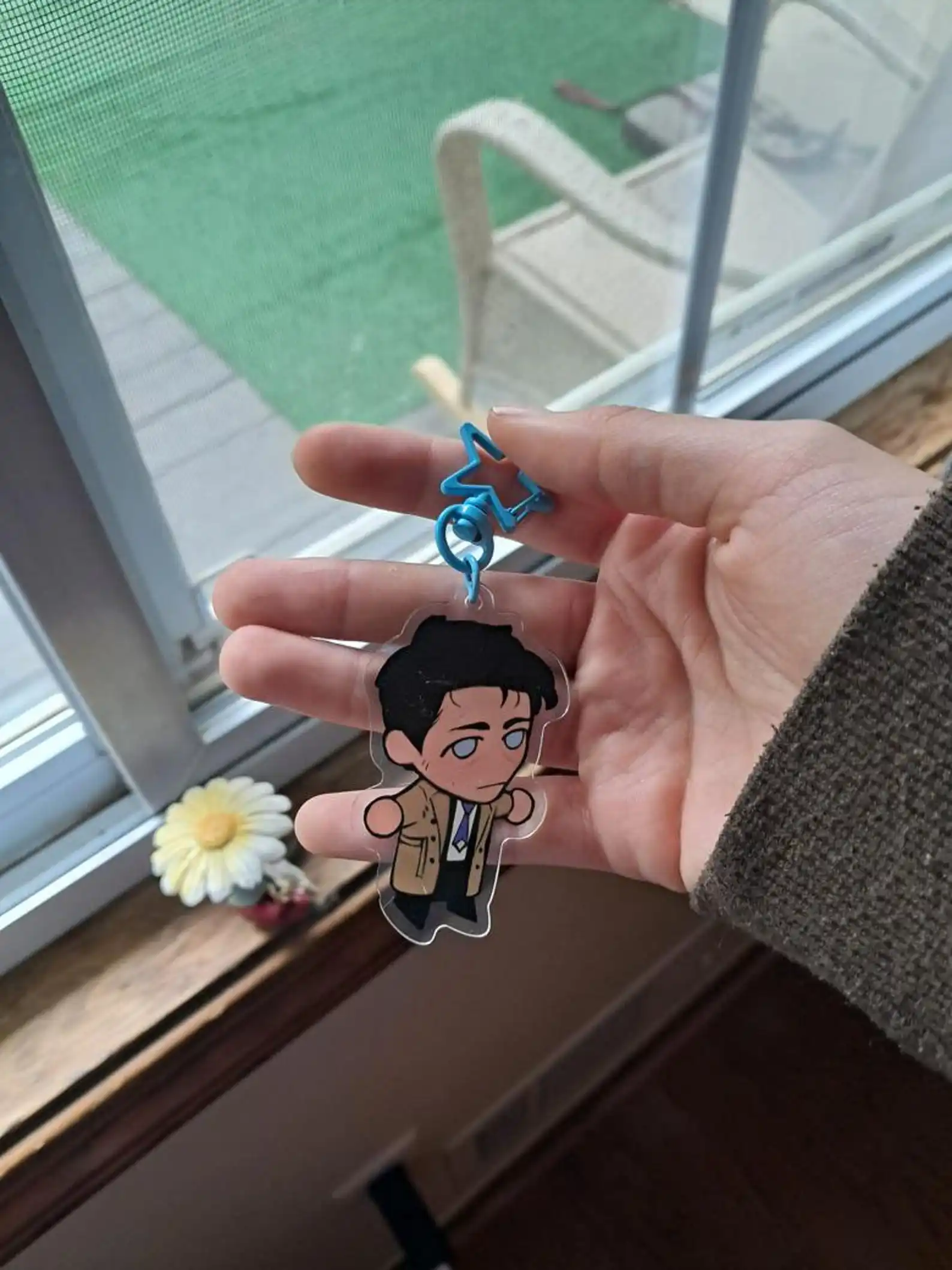 Supernatural Chibi keychains (Sam, Dean, Castiel) Anime Cartoon DIY Collection Toys Gift for Friend