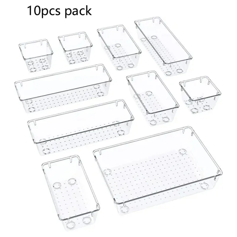 

Штабелируемый регулируемый лоток-перегородка с индивидуальным логотипом, акриловый холодильник, пластиковая сумка для хранения специй, органайзер для ящика на молнии