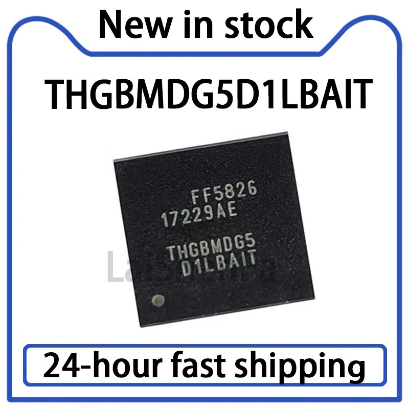 2PCS THGBMDG5D1LBAIT THGBMDG5 BGA153 New 4GB Font Memory Granule Storage in Stock