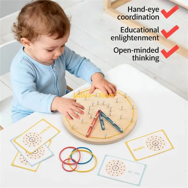 

Y4QA Interactive Learning Clock For Children Time Recognition With Cognitive Development Activities
