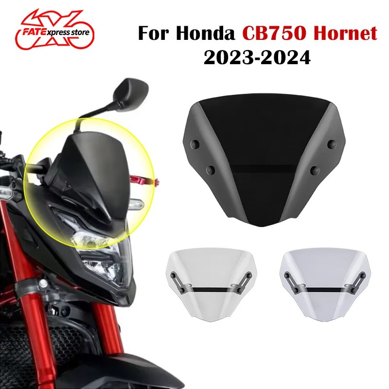 

For Honda CB750 CB 750 Hornet Front Windscreen Windshield Wind Visor Shield Motorcycle Accessories Parts 2023 2024