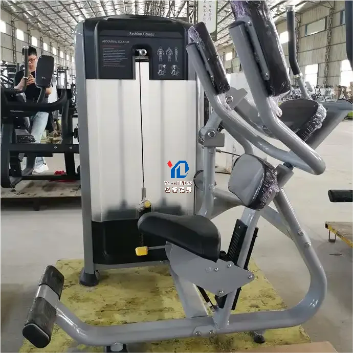YG-6013 Commercial Steel Abdominal Trainer Machine with Arm Function for Gym Workouts