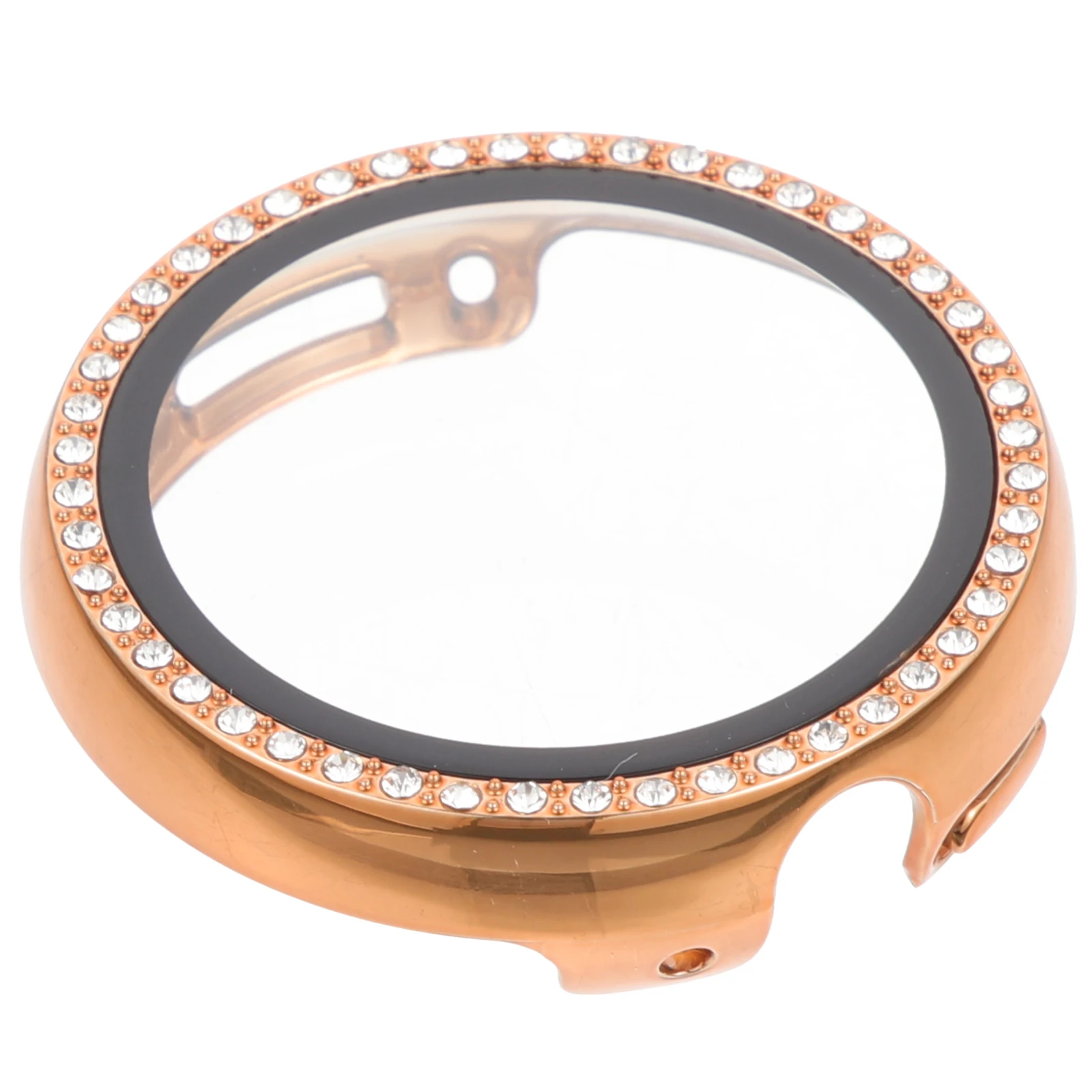 Protetor de tela de strass Smartwatch à prova de arranhões compatível com Google Pixel Watch Shell Protector