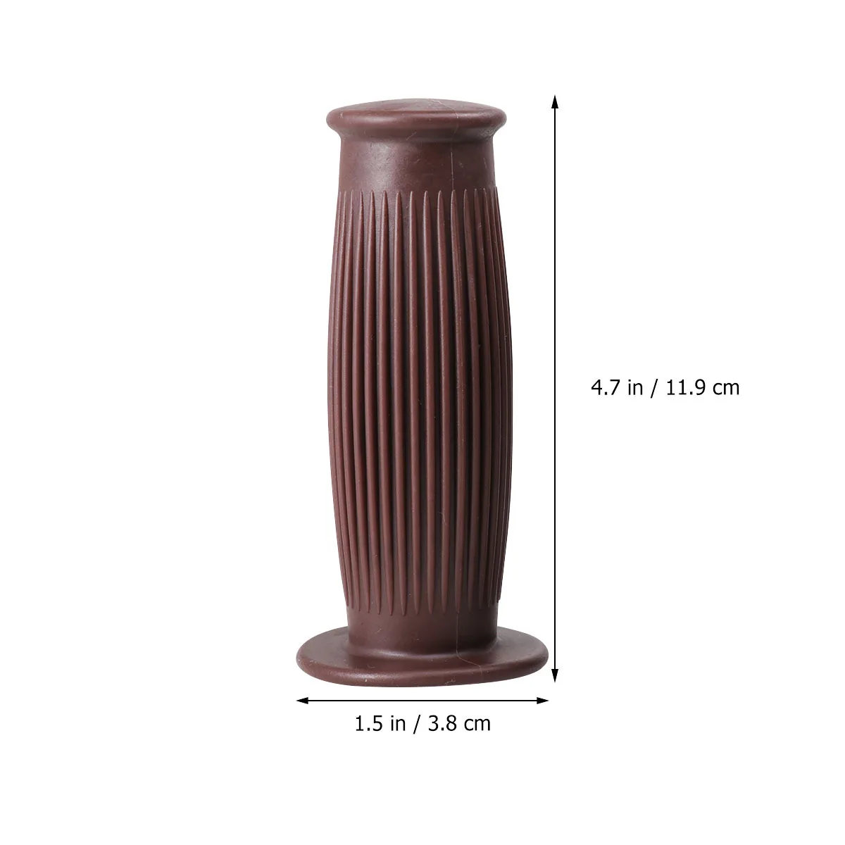 

1Pair Motorcycle Grip Tpr Rubber Non-Slip Comfortable Cycling Handlebar 22-24mm Striped Anti-Slipping Shock Absorbing Ergonomic