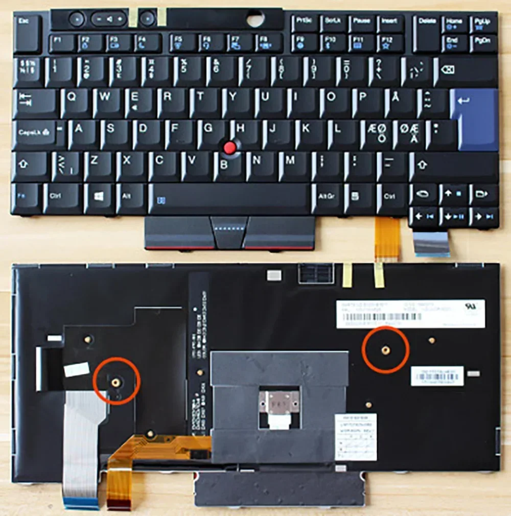 Клавиатура для ноутбука AQA с подсветкой для LENOVO ThinkPad T25 25 01HW487 JP