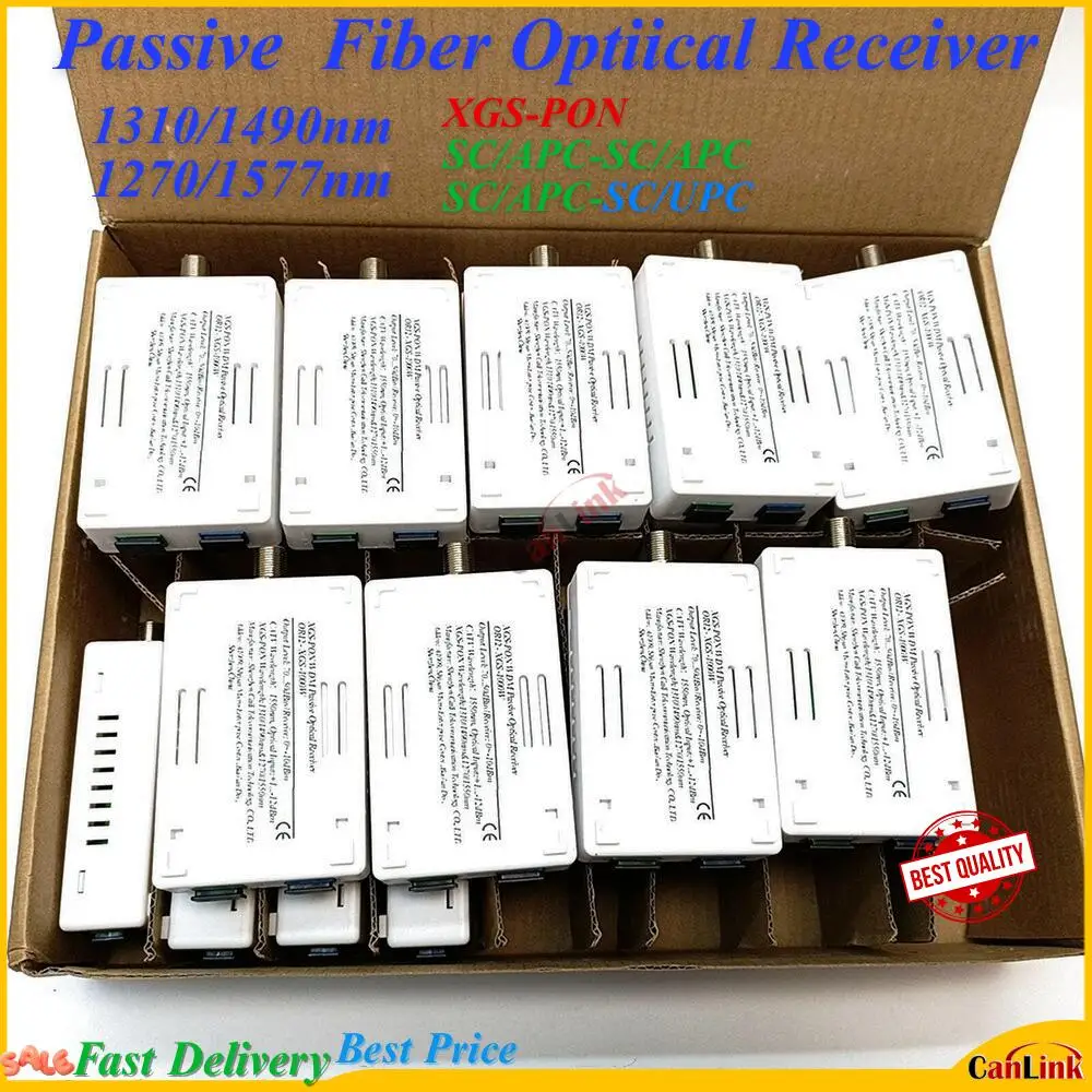 

Passive FTTX 1/10G XGS-PON Passive WDM Optical Receiver CATV Receiver Optical In SC/APC Out SC/UPC