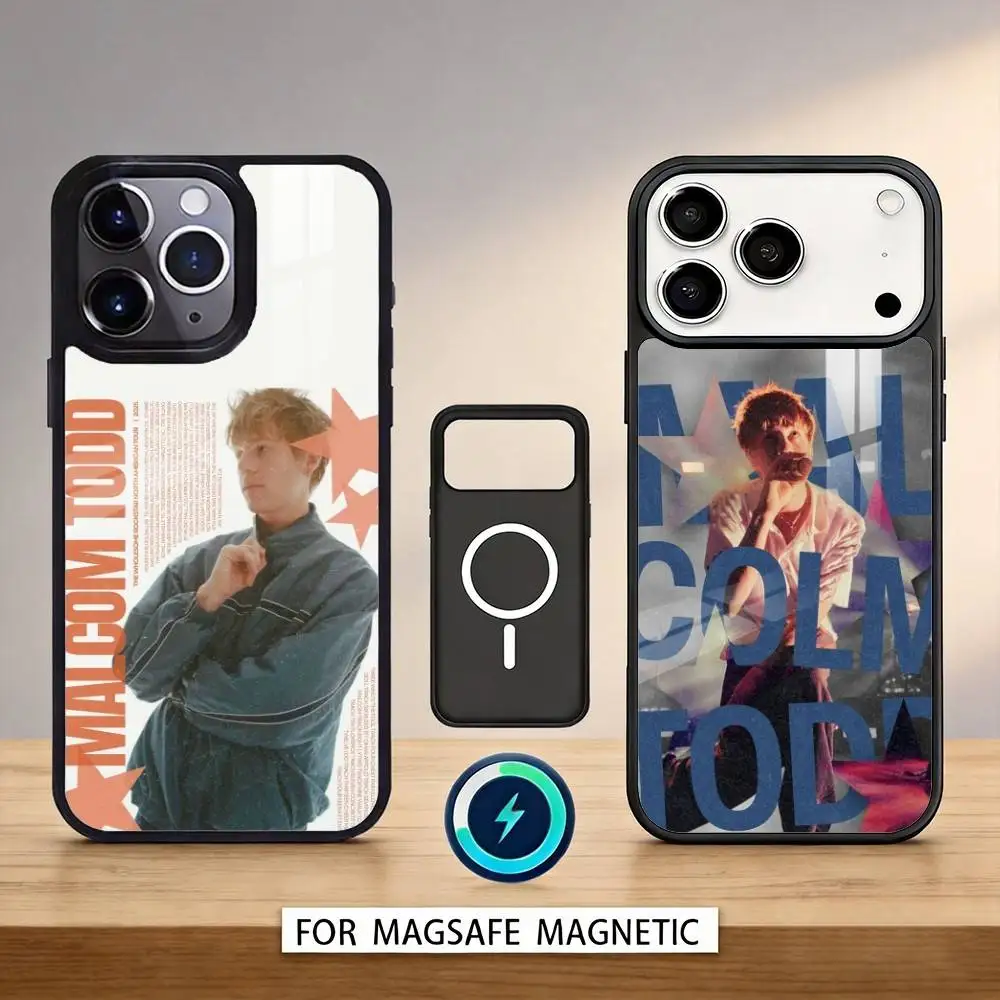

M-Malcolm Todd Singer Phone Case For iPhone17,16,15,14,13,12,Pro,Max,Magnetic For Magsafe Wireless Charging