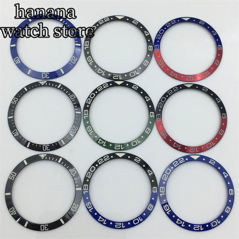 Zegarek ceramiczny wkładka z ramką 35.4mm pasuje do etui do zegarka 38mm