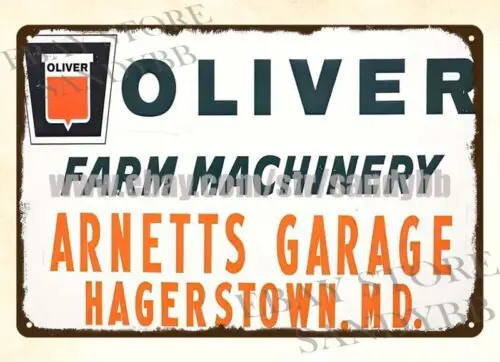 Oliver Farm Machinery metal tin sign poster wall art decor