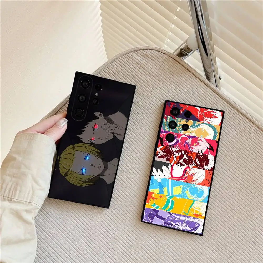 

Чехол для телефона Anime Fire Force для Samsung Galaxy S25 Ultra S22 S23 S24 Ultra S21 S20 5G Защитный мягкий силиконовый чехол из ТПУ