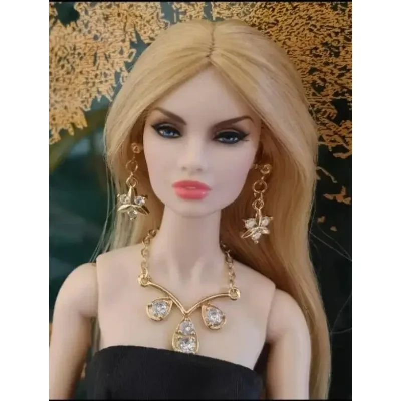 New styles Handmade Fashion Jewelry Earring  Necklace Accessories For BB Fr 1:6 Dolls BBIKD24E