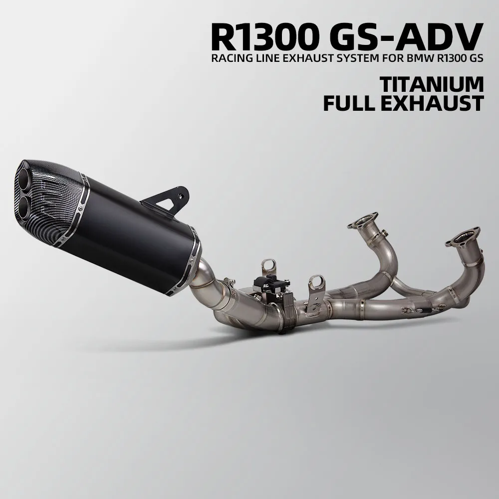 Racing Line Full Exhaust System For R1300R R1300RS R1300GS R1300ADV 1300R 1300GS 1300ADV Front Link Pipe Muffler