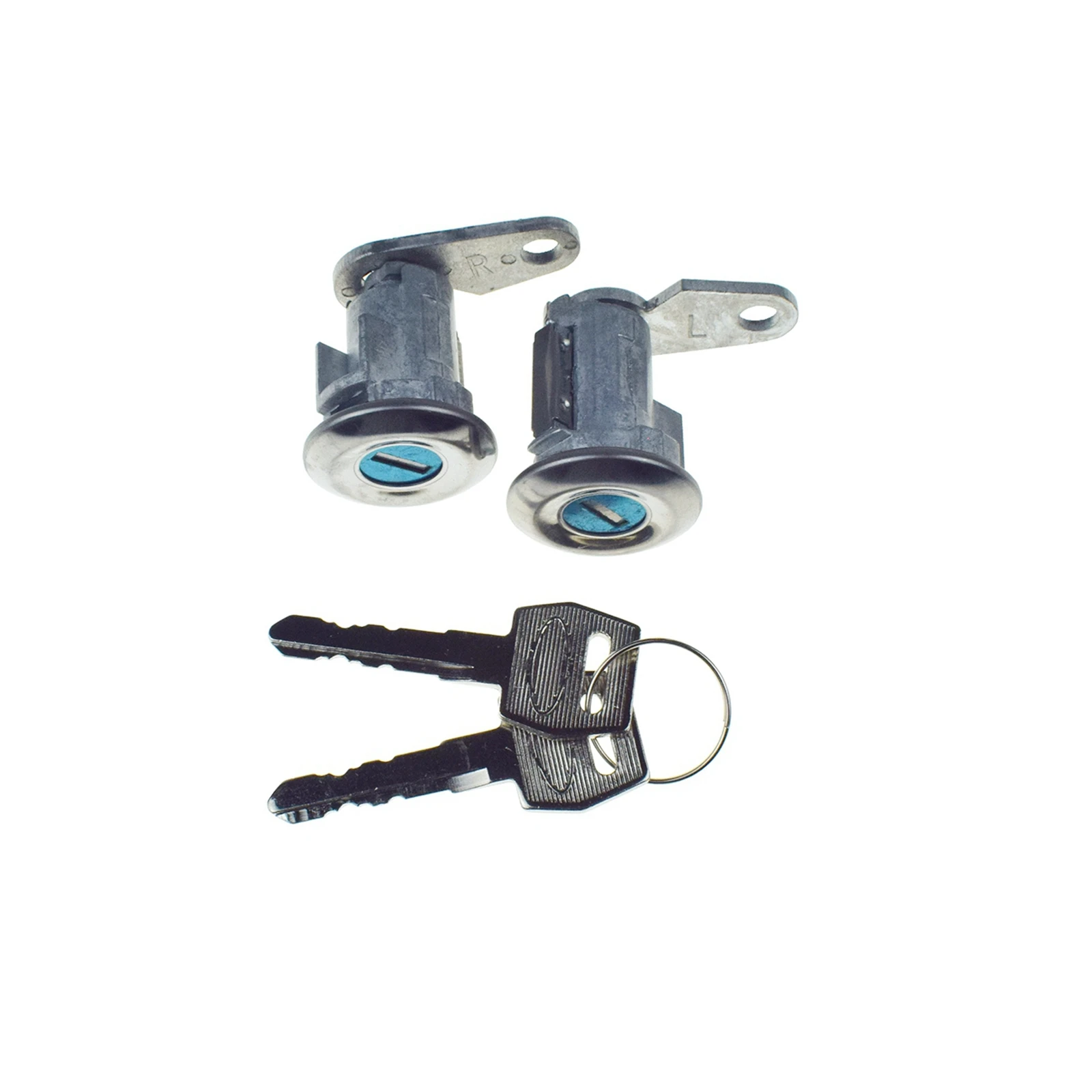 New Pair Door Lock Cylinder with 2 Keys For Ford Truck Van Mercury F100 F150 F250 F350 5070001,DL15504