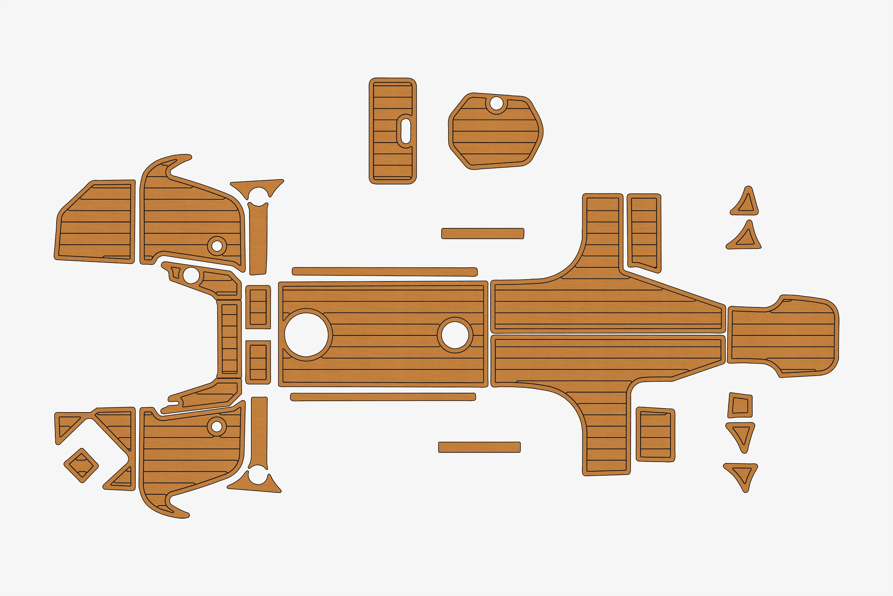 

2019-2021 Bayliner Element E21 1/4 дюйма, 6 мм, пена EVA, Нескользящий ПВХ, тик, настил, морской коврик,...ek, водный ковер, морской пол