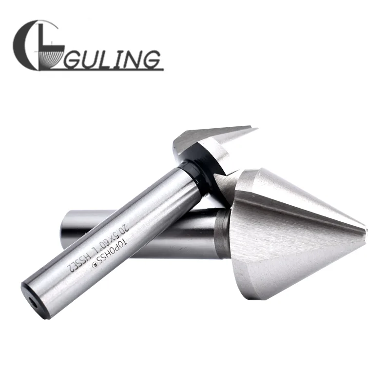 GULING 60° Three-Edged Chamfering Knife 6.3 8 10.4 12.5 16 20 25 30 31 35 40 50 60 Chamfering Artifact Deburring Drill