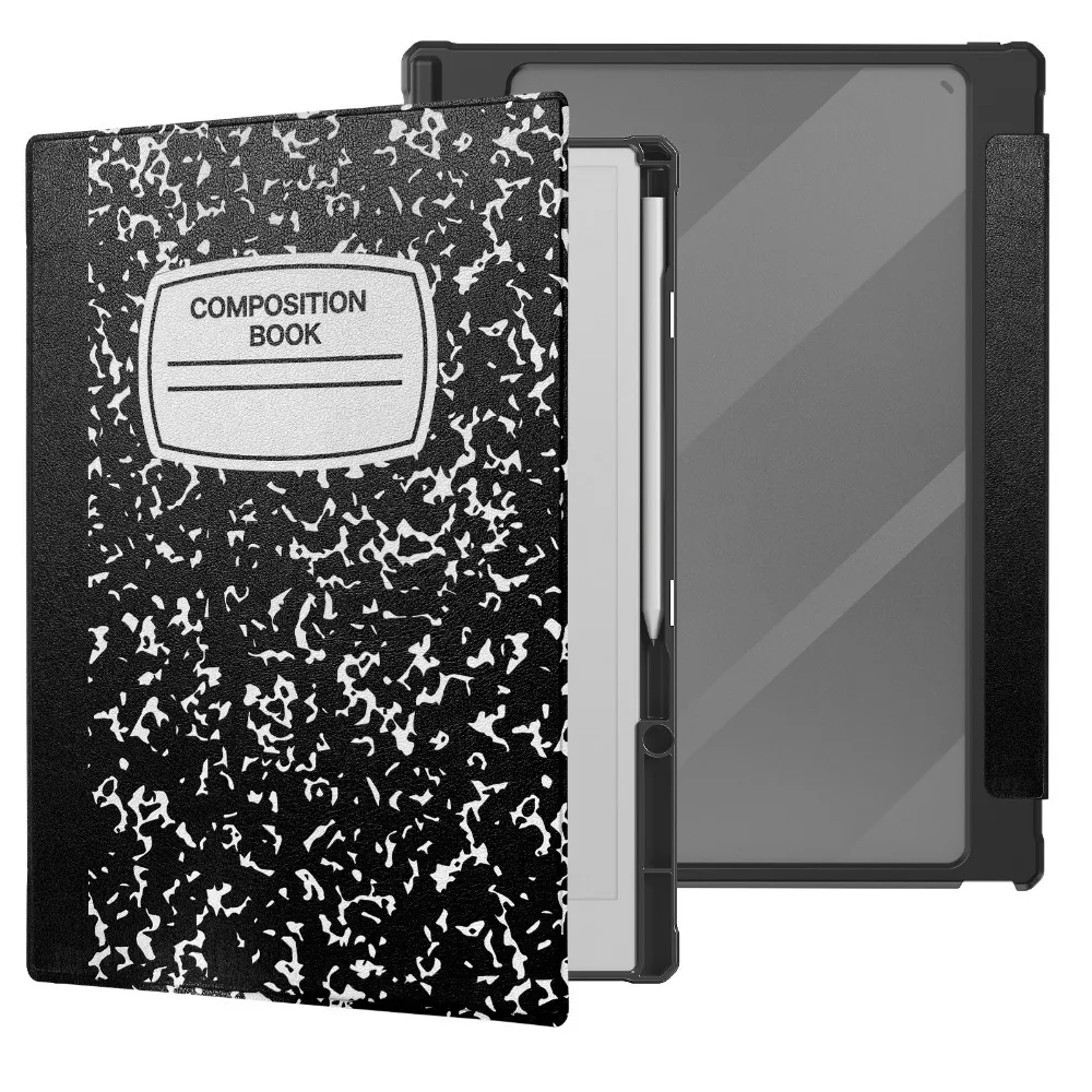 

11,8-дюймовый защитный чехол для электронной книги с лотком для ручек, чехол для электронного чтения с автоматическим режимом сна/пробуждения, противоударный чехол для ReMarkable Paper Pro 2024