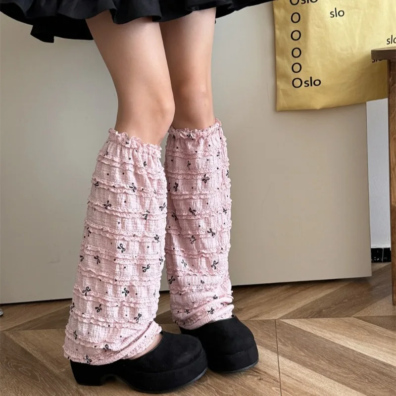 Calentadores de piernas delgados de nailon de estilo japonés para mujer, medias por encima de la rodilla, calcetines para niñas dulces JK Lolita, cubierta de pie