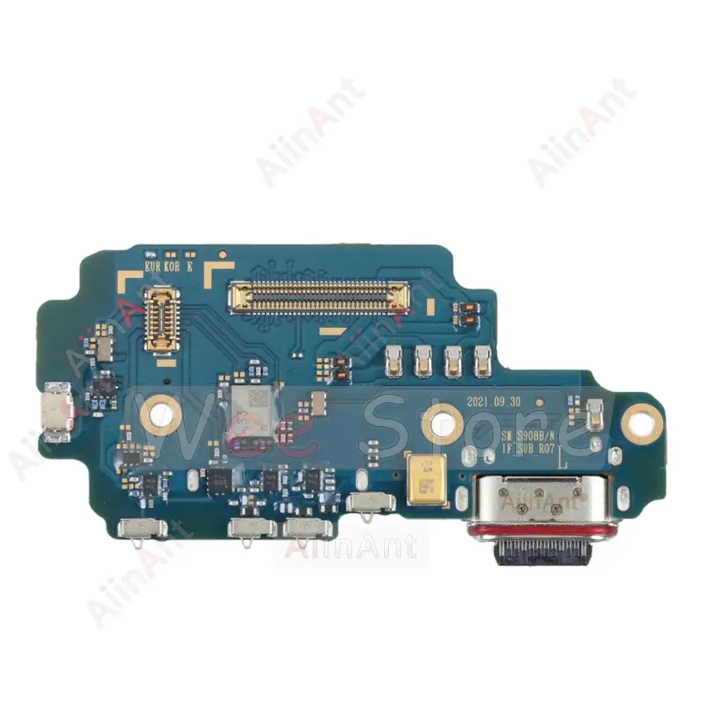 AiinAnt USB Charger Board Dock Connector Charging Port Flex Cable For Samsung Galaxy S22 Ultra Plus + S906B S906N S906U S906E