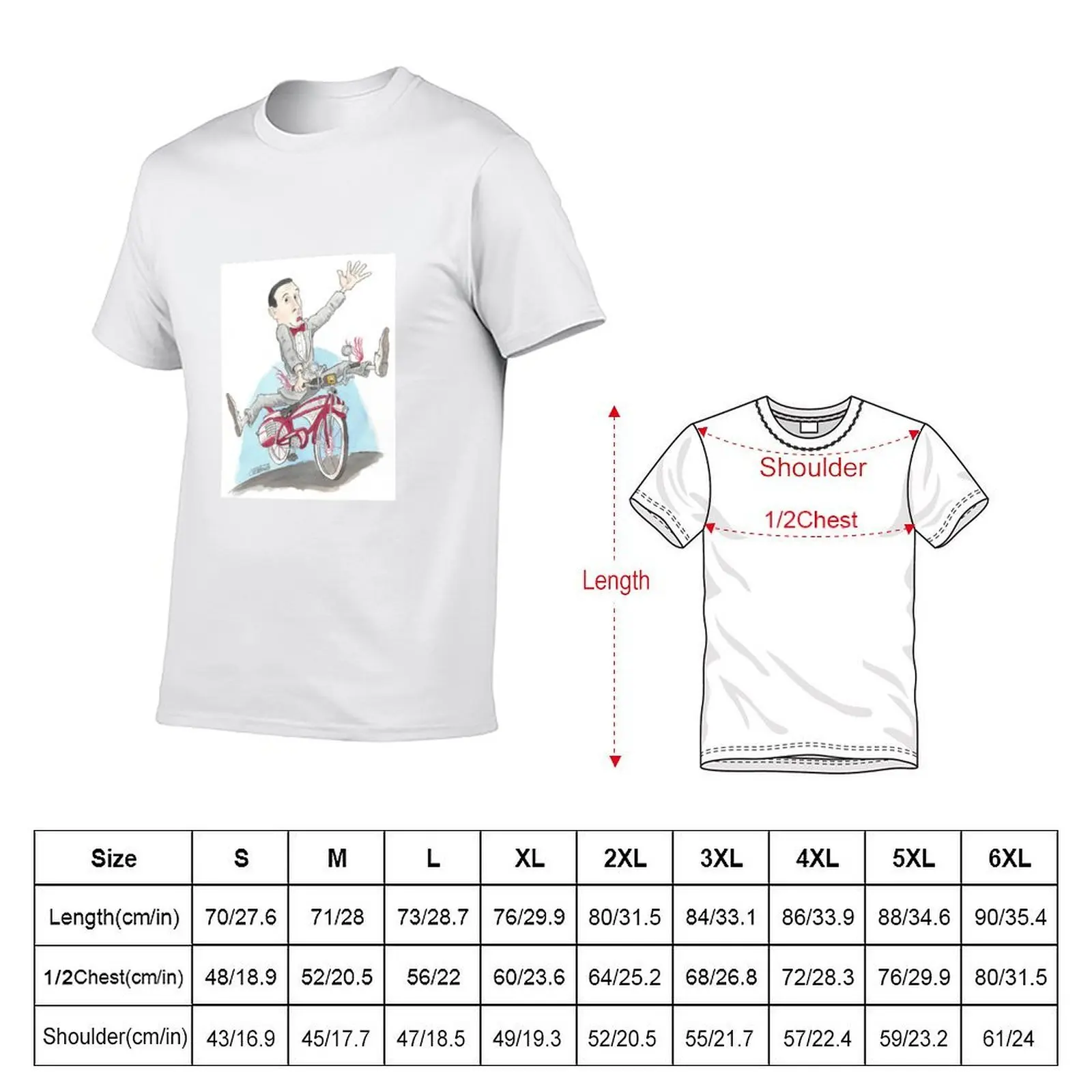 Pee Wee Herman T-Shirt basketball graphic tees Funny t-shirt funny t shirts men