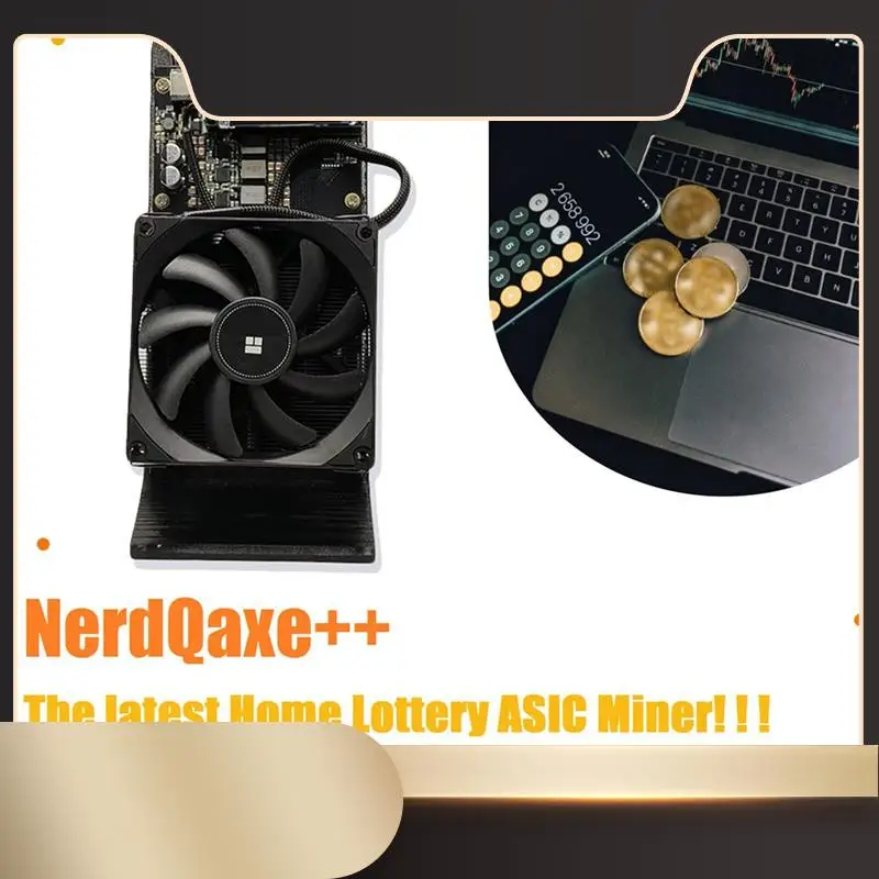 

Bitaxe Nerdqaxe+ + BTC Solo Miner 4,8TH/S 80W 4X BM1370 ASIC Chip с открытым исходным кодом Bitcoin Crypto Mining Machine Silent-N36R
