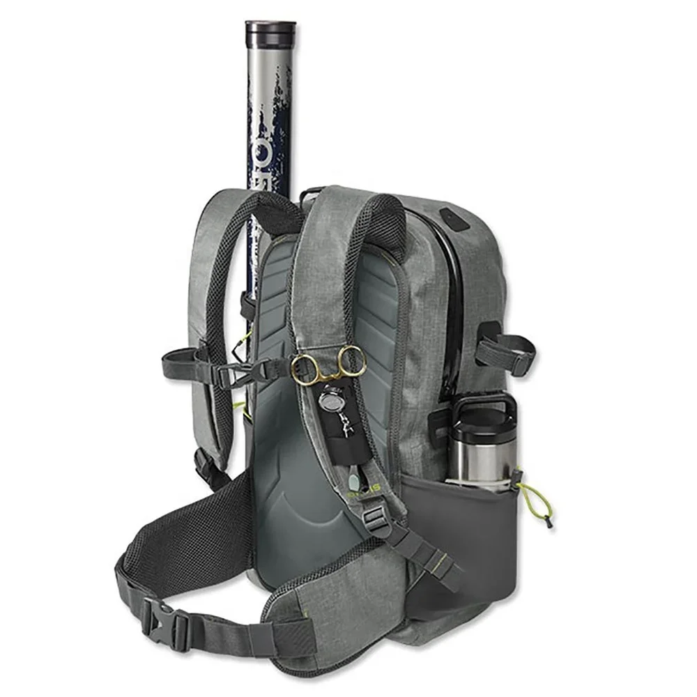 Durable Large Waterproof Backpack Storage Fishing Tackle Rod Bag
