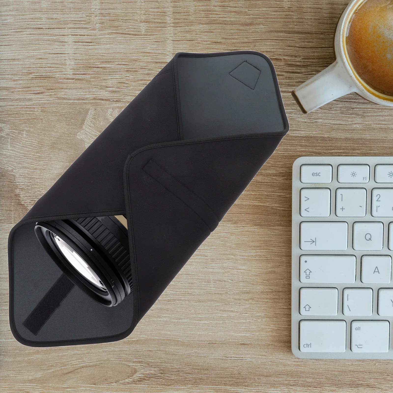 

Camera Lens Protective Wrap Soft Neoprene Cover Shock Absorber Adjustable Dslr Mirrorless Equipment Wrap Travel Accessories