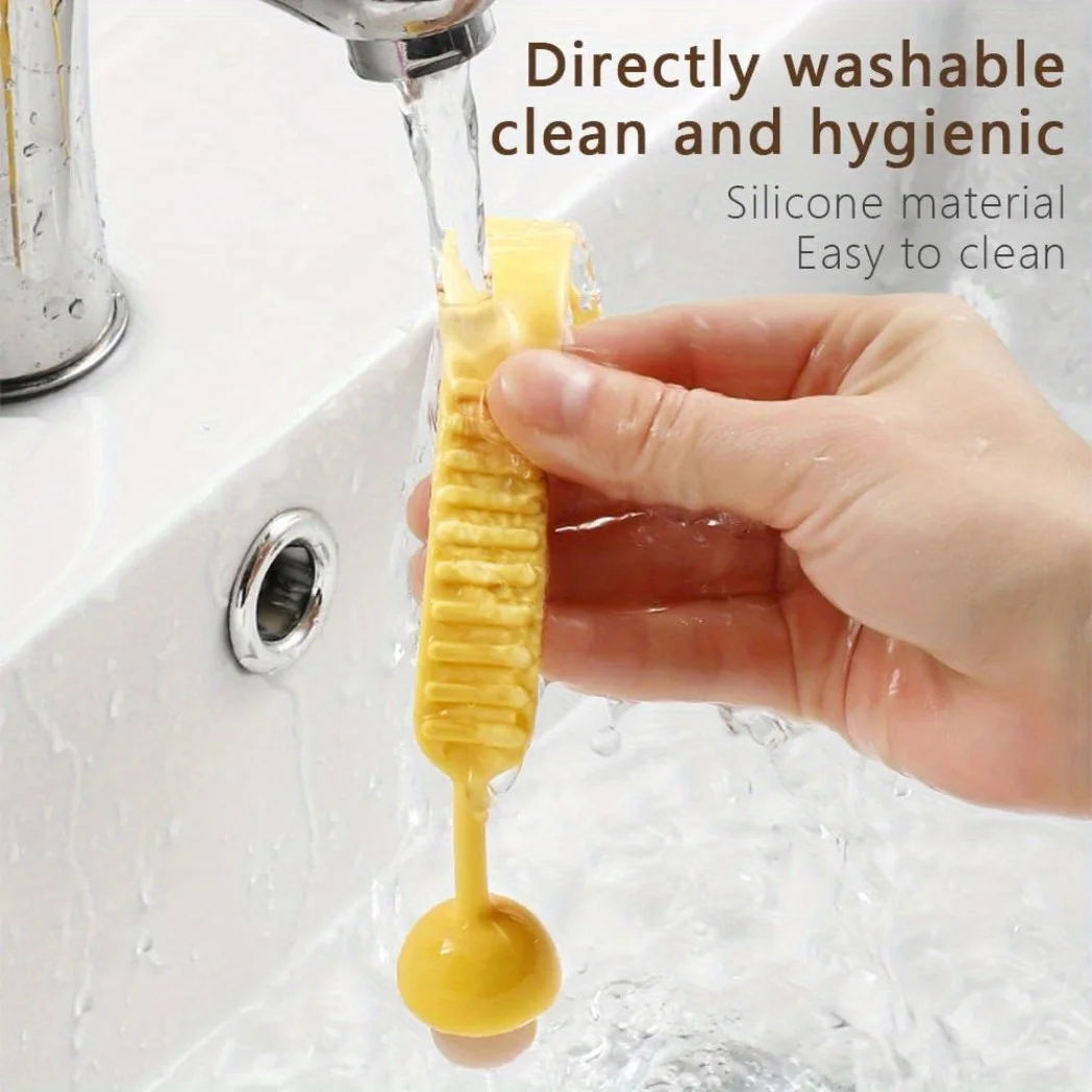 4Pcs Pastel Mushroom Toilet Seat Lifter with Soft Non-Slip Grip, Hygienic Easy-Install Bathroom Accessory, Durable Washable