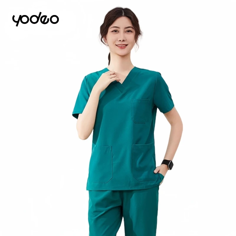 s-3xl手術看護師用作業服伸縮性速乾スプリットセット口腔美容ペットブラッシングハンドウェア女性手術服