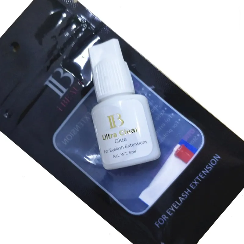 

1Bottles Korea IB Ibeauty Ultra Clear Glue Fast Drying Transparent Eyelash Extensions Adhesive White Cap 5ml Makeup Tools