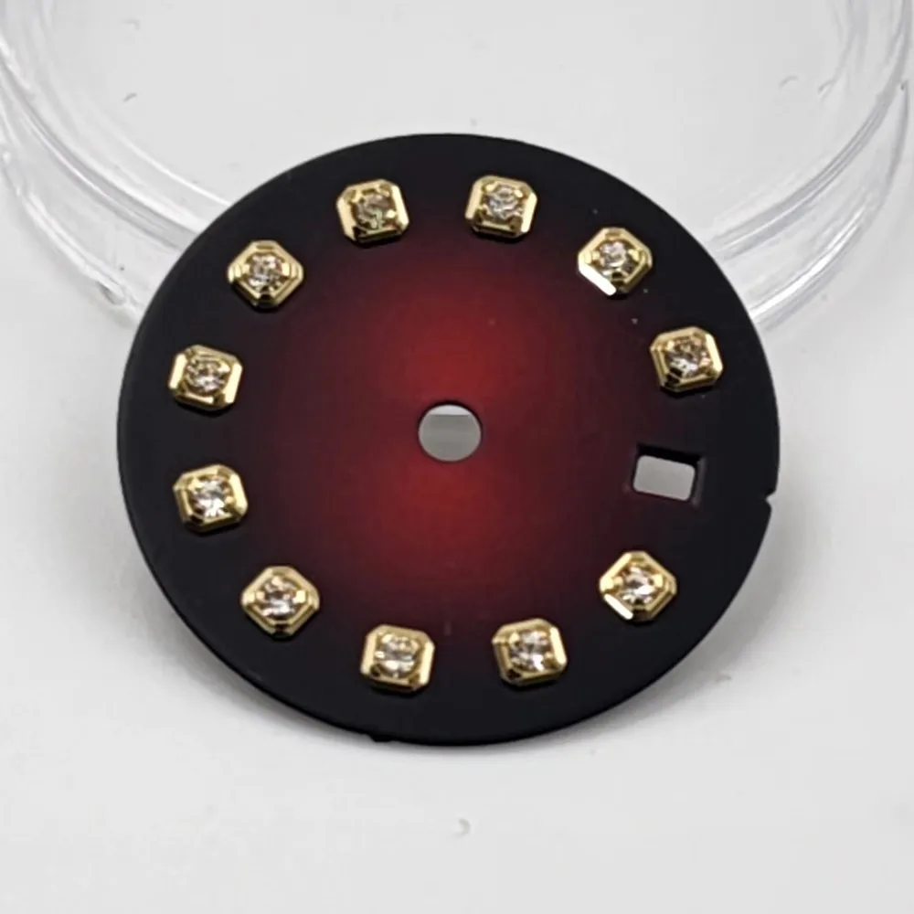 20.5mm Non-Luminous Imitation Diamond Dial For Japan Nh05 Nh06 Automatic Movement