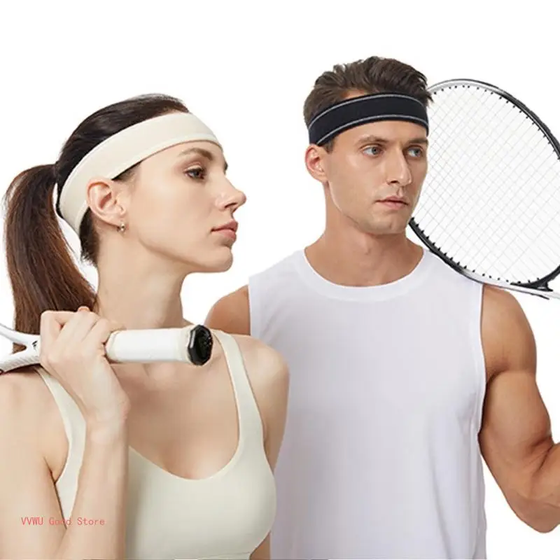 Sport Headband Sweat Wicking Running Headband for Long Workouts and Outdoor Activities Elastic Headband