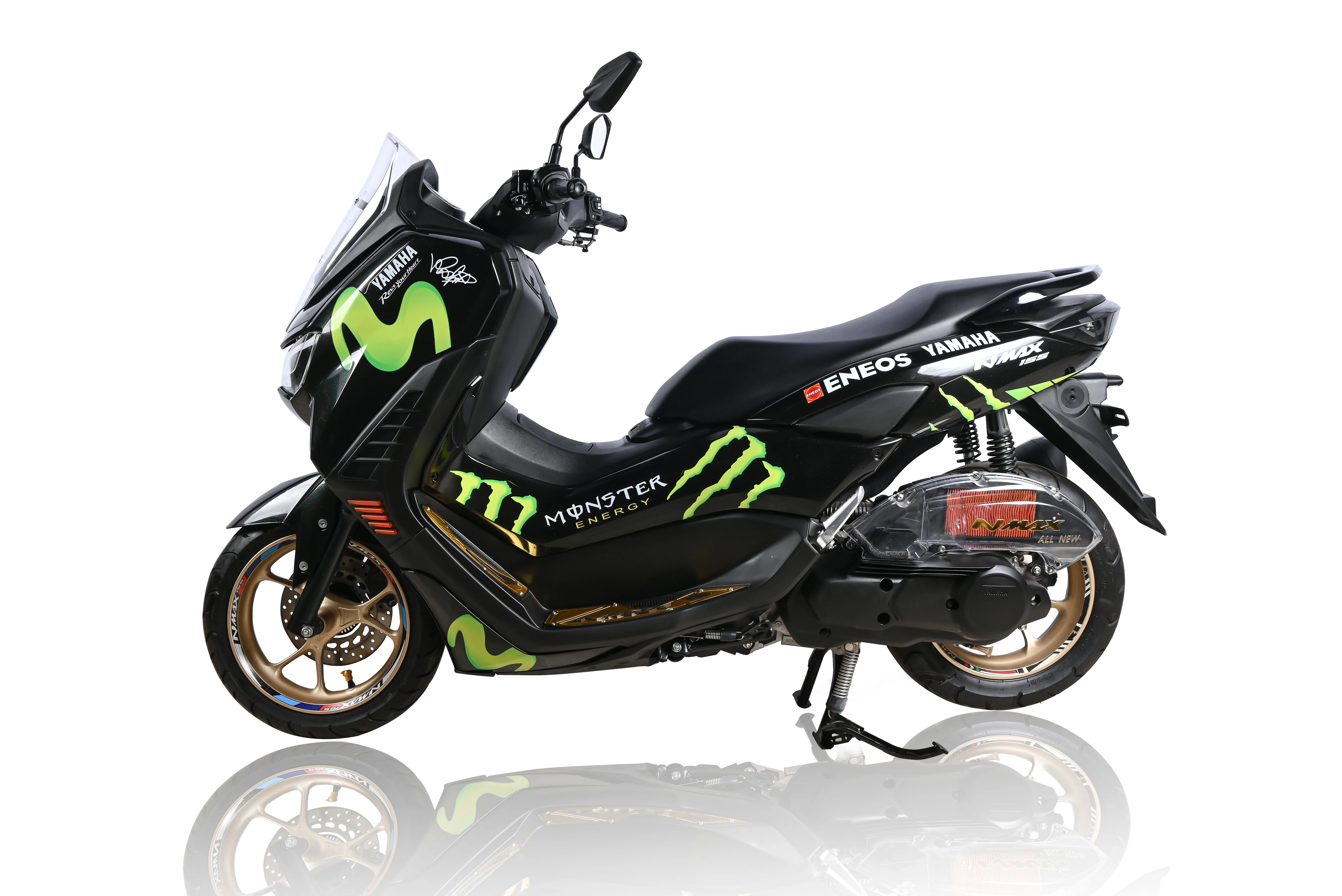 Fit for Yaa 2020 NMAX Motorcycle Accessories Fairing Body Systems Motorbike Front Fairing Fixed Wing Intake Wing Frame Parts