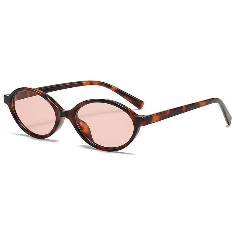 Gafas de sol ovaladas pequeñas de moda para mujer, gafas de sol clásicas Vintage para hombre, gafas de sol UV400 para mujer