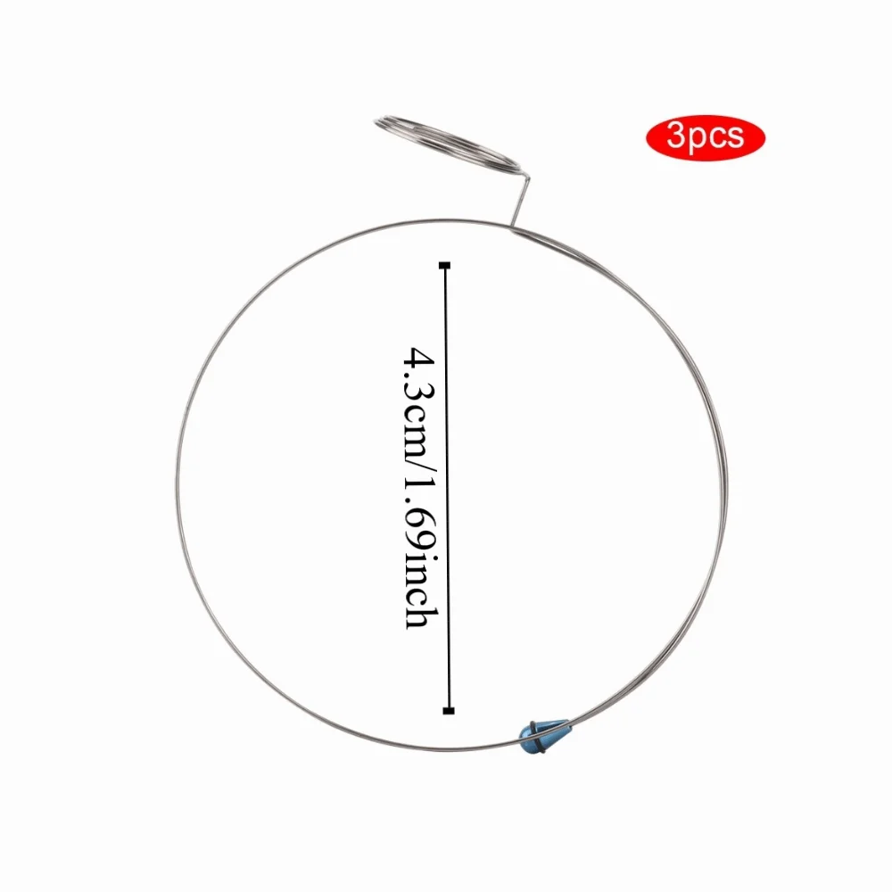 3 قطعة حلقة الصلب رئيس شنت عدسة مكبرة قابل للتعديل عقال أسلاك الفولاذ المقاوم للصدأ المكبر العدسة حامل