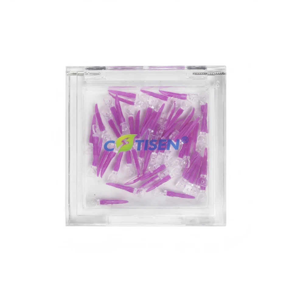 Dental Interproximal Wedges Plastic Coated Soft Resin Coating for Optimal Gingival Seal Matrix System Dentist Tools 50Pcs/Box