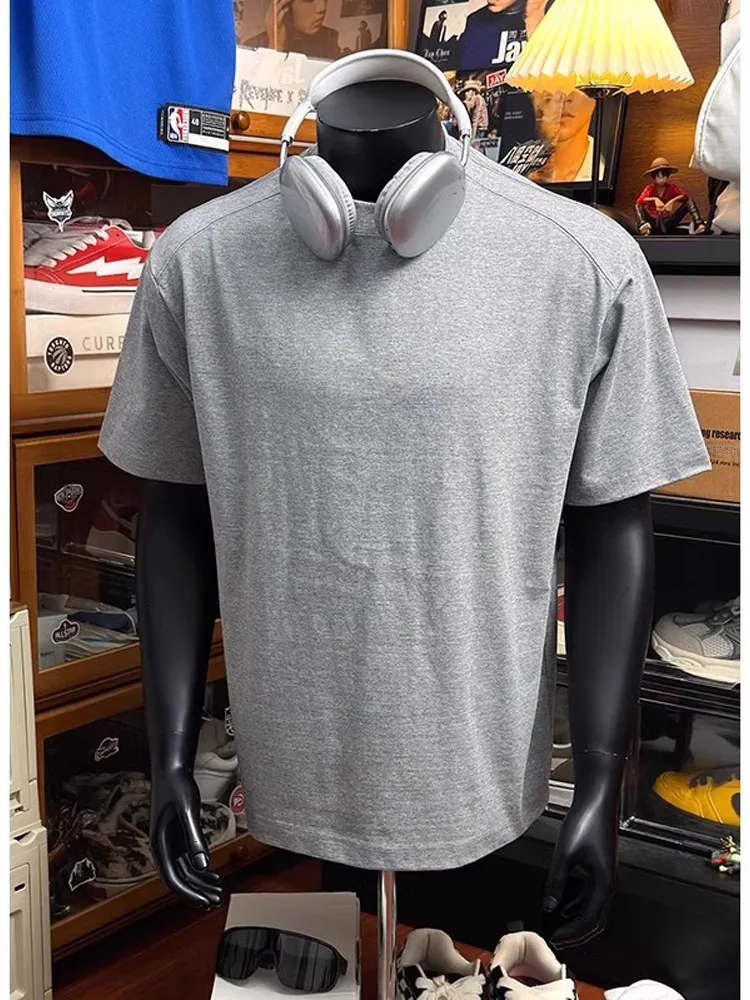 

American Sle Sorona oulder T-irt Men's Small Collar CleanFit ort Sve 300g Heavy Pure Cotton f Sve Body Tee