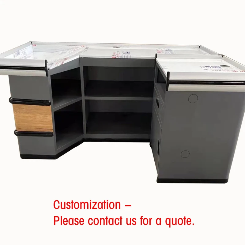 custom.2023 New Style Retail Counter Cashier Table Check-out Desk Stand and Shops