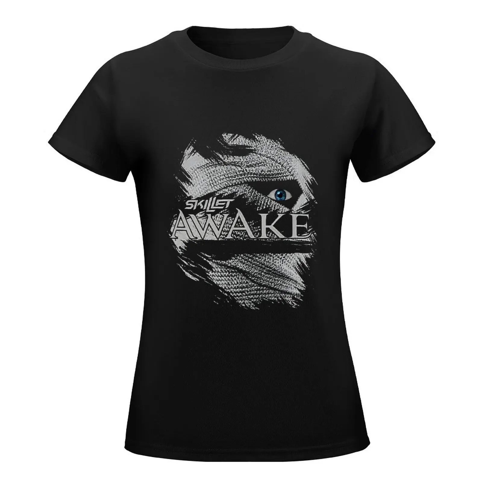 Awake T-Shirt Female clothing summer top Aesthetic clothing anime clothes cat shirts for Women