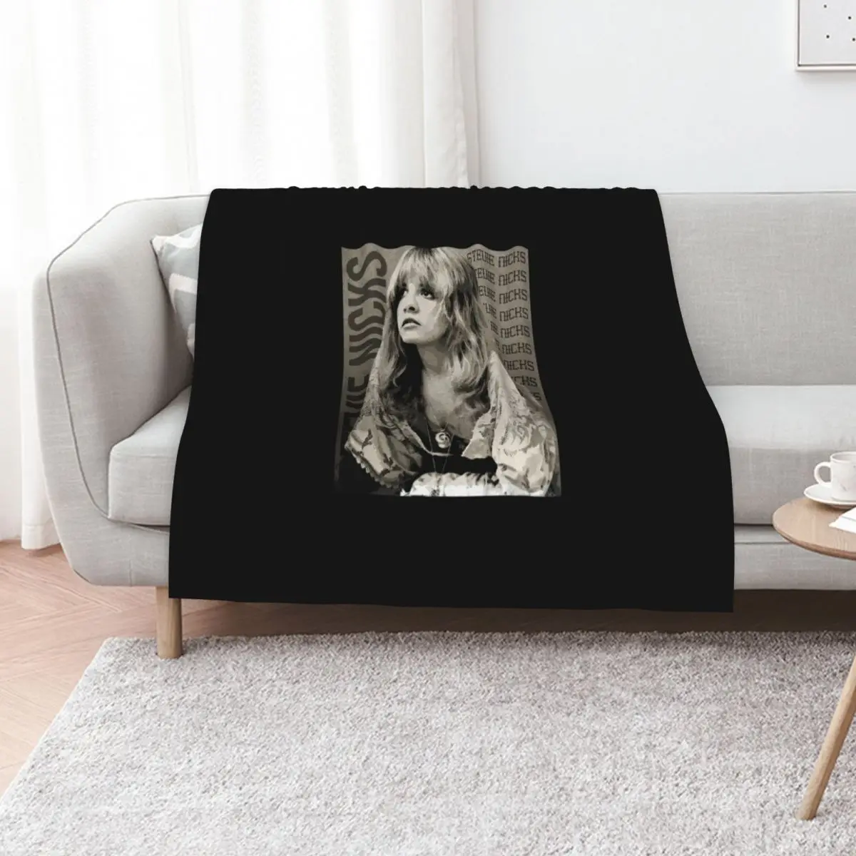 Stevie Nicks Musical Icon Throw Blanket Soft Plush Blanket as Housewarming Gift