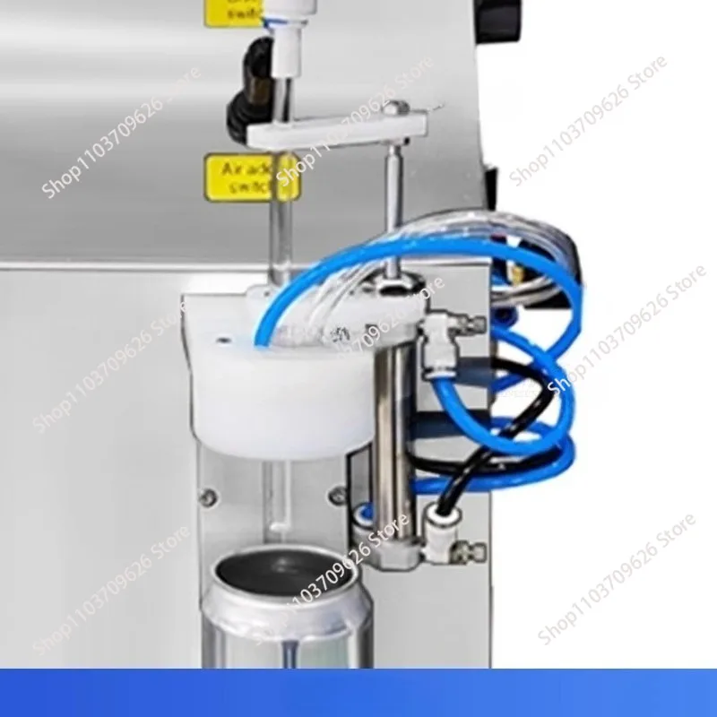 

Полуавтоматическая газированная содовая энергия, газированный безалкогольный напиток, изобарная маленькая пластиковая алюминиевая банка, ручная машина для розлива пива