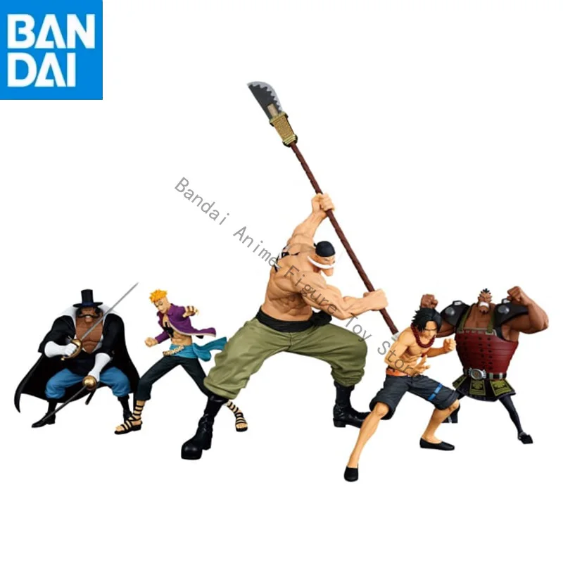 

In Stock Original Genuine Banpresto One Piece Grandista EDWARD.NEWGATE PORTGAS.D.ACE VISTA MARCO JOZU PVC Figure model toy gift