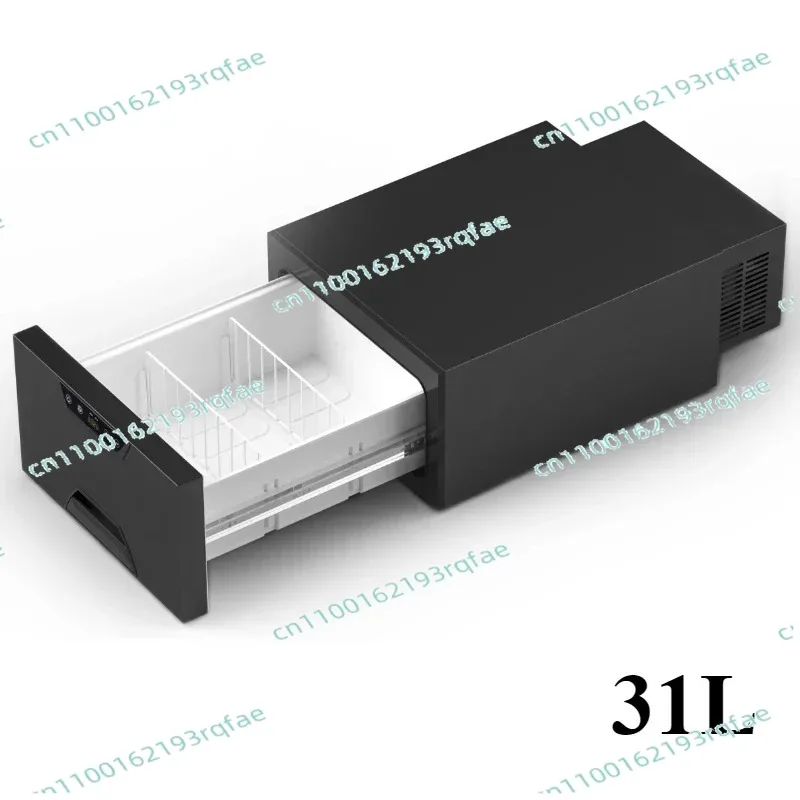 FBD31-1 31L DC 12V 24V compressor triptruck internal light display small cooler fast cooling built-in car fridge freezer refr
