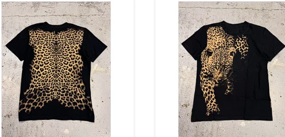 Y2K Original Farbiges T-Shirt mit Geparden-Elementen-Design, Persönliches Kreatives Sommer-Kurzarm-Shirt für Männer, Trendiges Neues Hemd – Detail 5