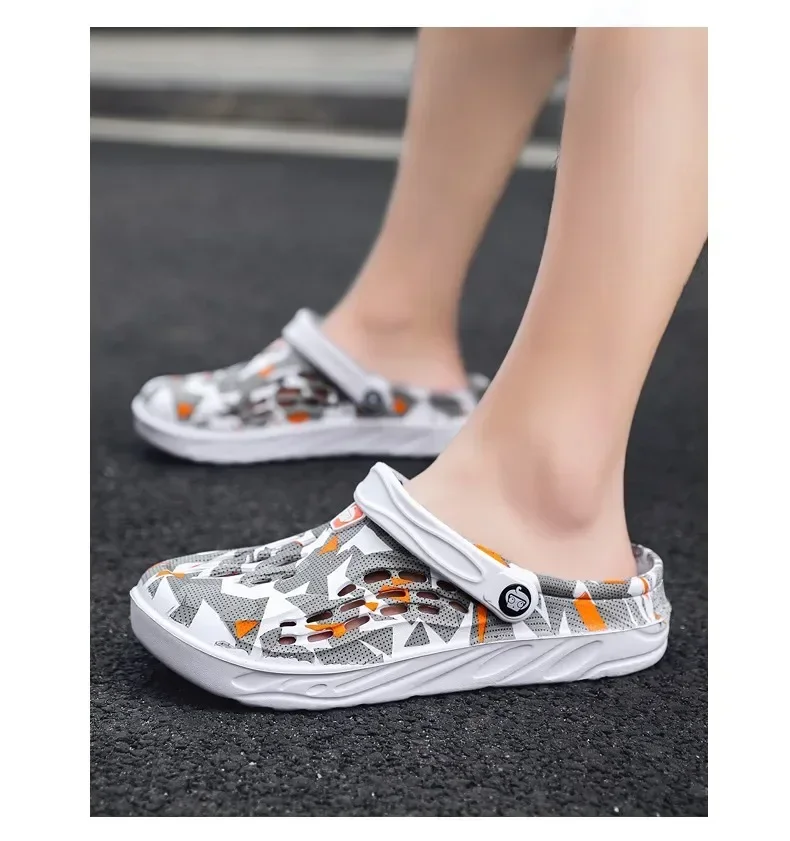 2026 Neue Modische Sandalen für Herren, Clog-Sandalen, Bequeme Atmungsaktive Strandsandalen für Männer und Frauen, Clogs-Hausschuhe mit Weicher Sohle, Herrenschuhe – Detail 11