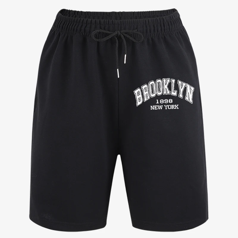 

Мужские классические спортивные брюки с принтом Brooklyn New York City USA 1898, простые повседневные спортивные штаны, свободные летние уличные эластичные брюки