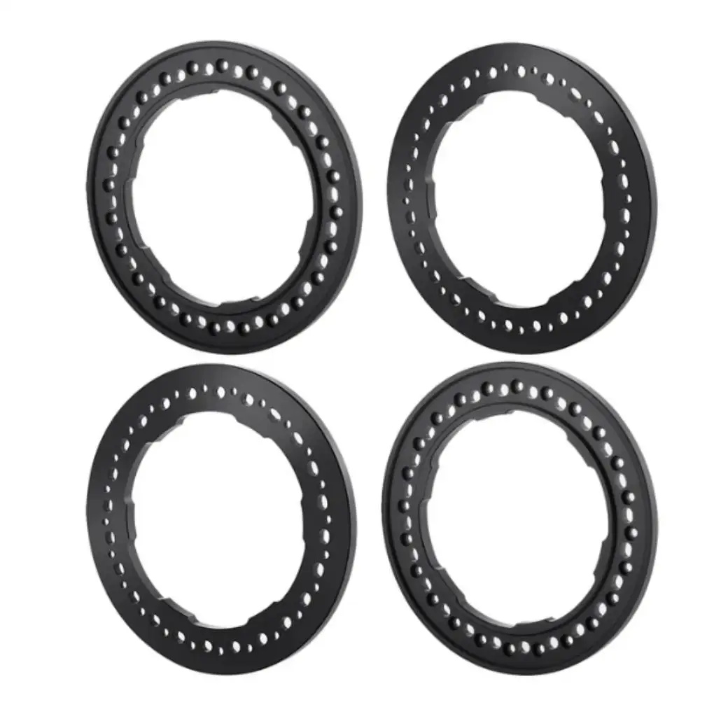 RCGOFOLLOW 1/6 Aluminum Alloy CNC 3D Process Wheel Rim Outer Ring Rc Wheel Rim Outer Ring For SCX6 RC Car Part