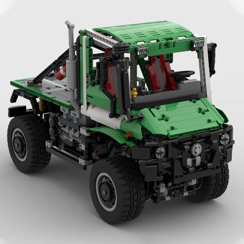 1848pcs MOC Unimog RC Trial Truck Technical Model Building Blocks Christmas Gifts Architecture DIY Creative Toys Idea Education